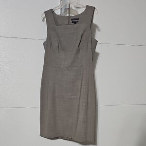 Banana Republic Taupe Midi Dress
